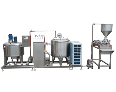 showing yogurt processing Line